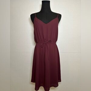 Babaton Chiffon Midi Dress